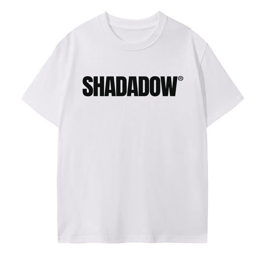 SHADADOW Logo Tee White/Black